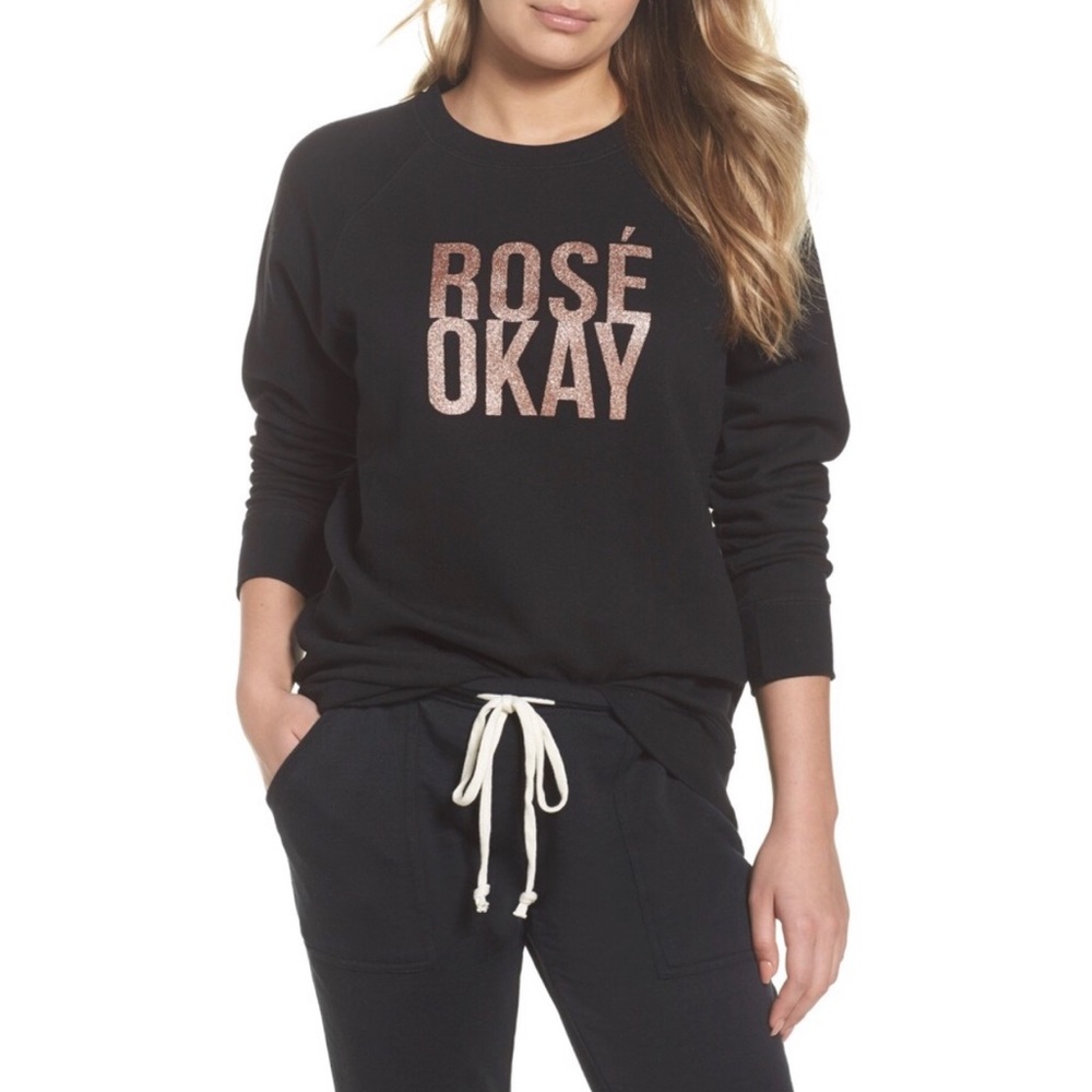 Brunette The Label Rose Okay Sweatshirt